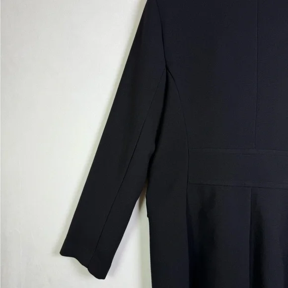 Early Cabi Women’s Made in USA Black Gold Button Blazer Quiet Luxury Y2K Sz 12 - Picture 10 of 11